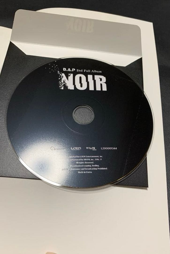 B.A.P 2nd Full Album NOIR ゼロ
