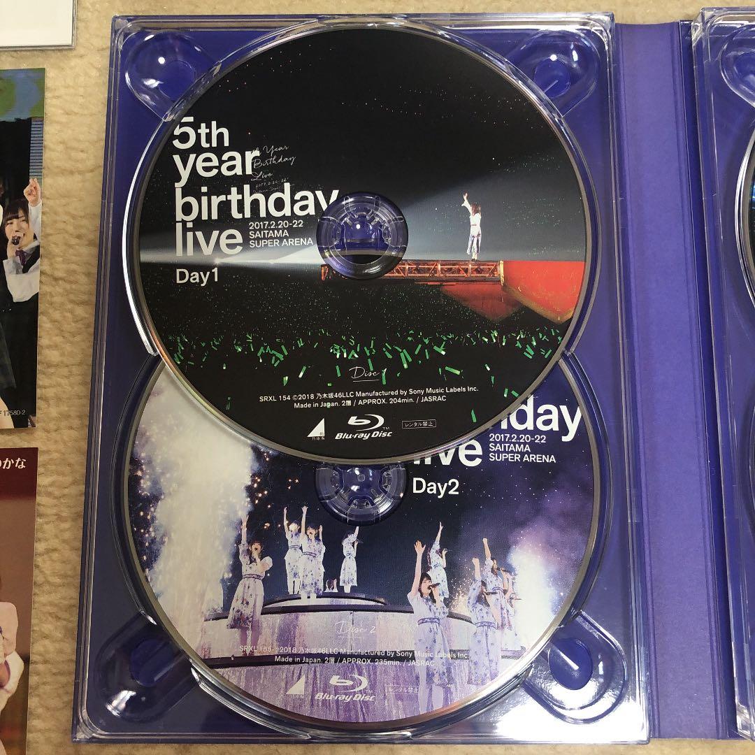 美品　乃木坂46/5th YEAR BIRTHDAY LIVE Blu-ray