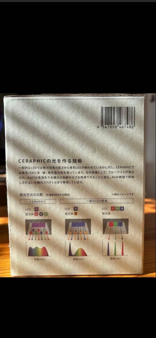 京セラ　いきもの電球　観葉植物育成ライト