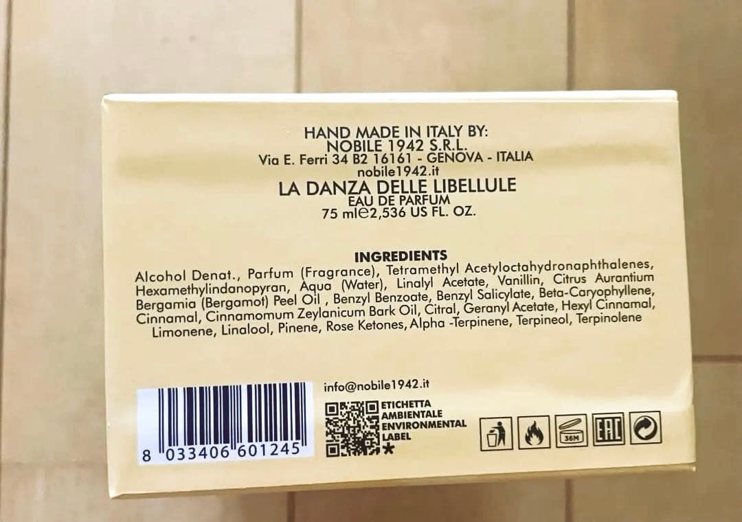 ダンザ・リベリュール フラグランツァスプレマ ノービレ1942