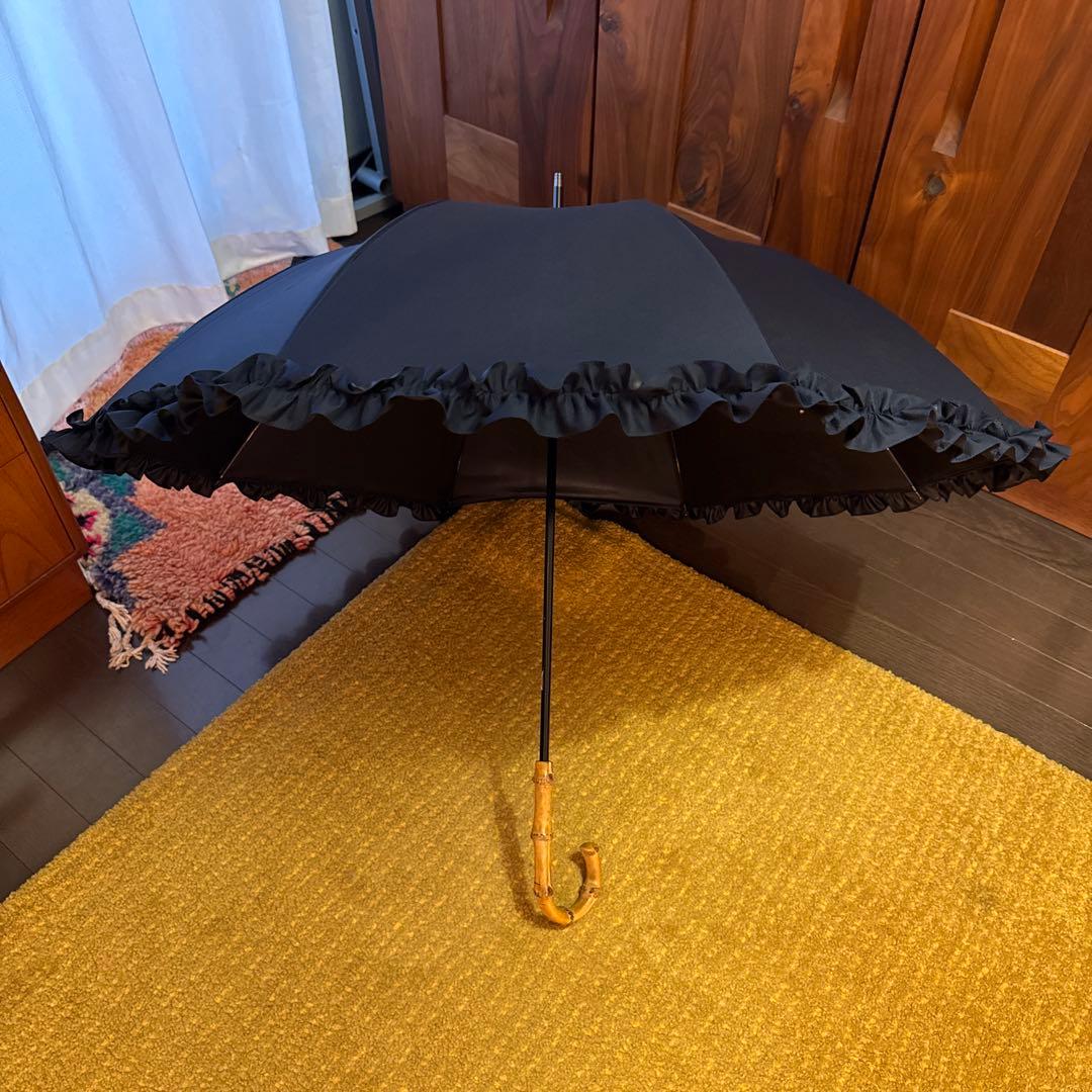 サンバリア100 Mサイズフリル　ネイビー