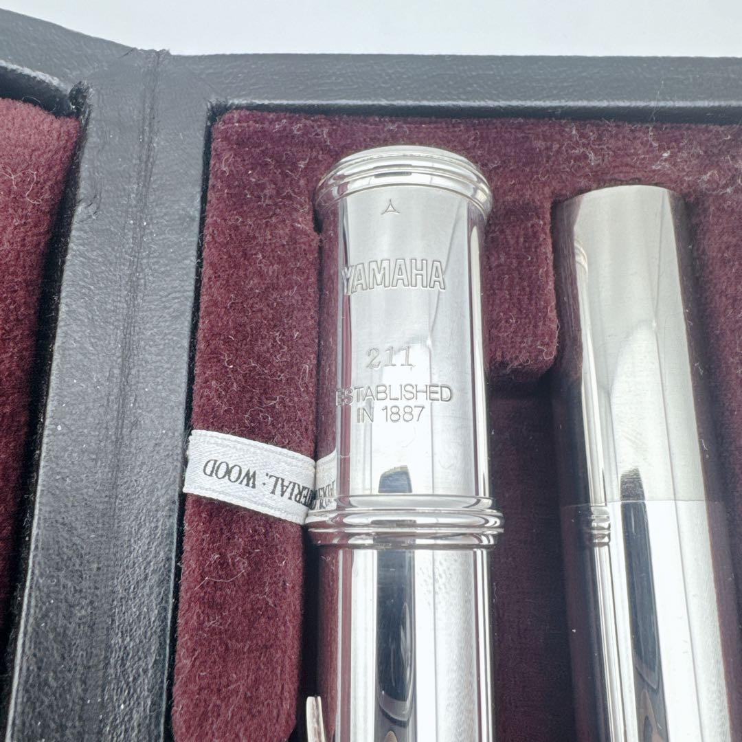 【未使用級】YAMAHA フルート YFL-211 後期 Eメカ 銀メッキ