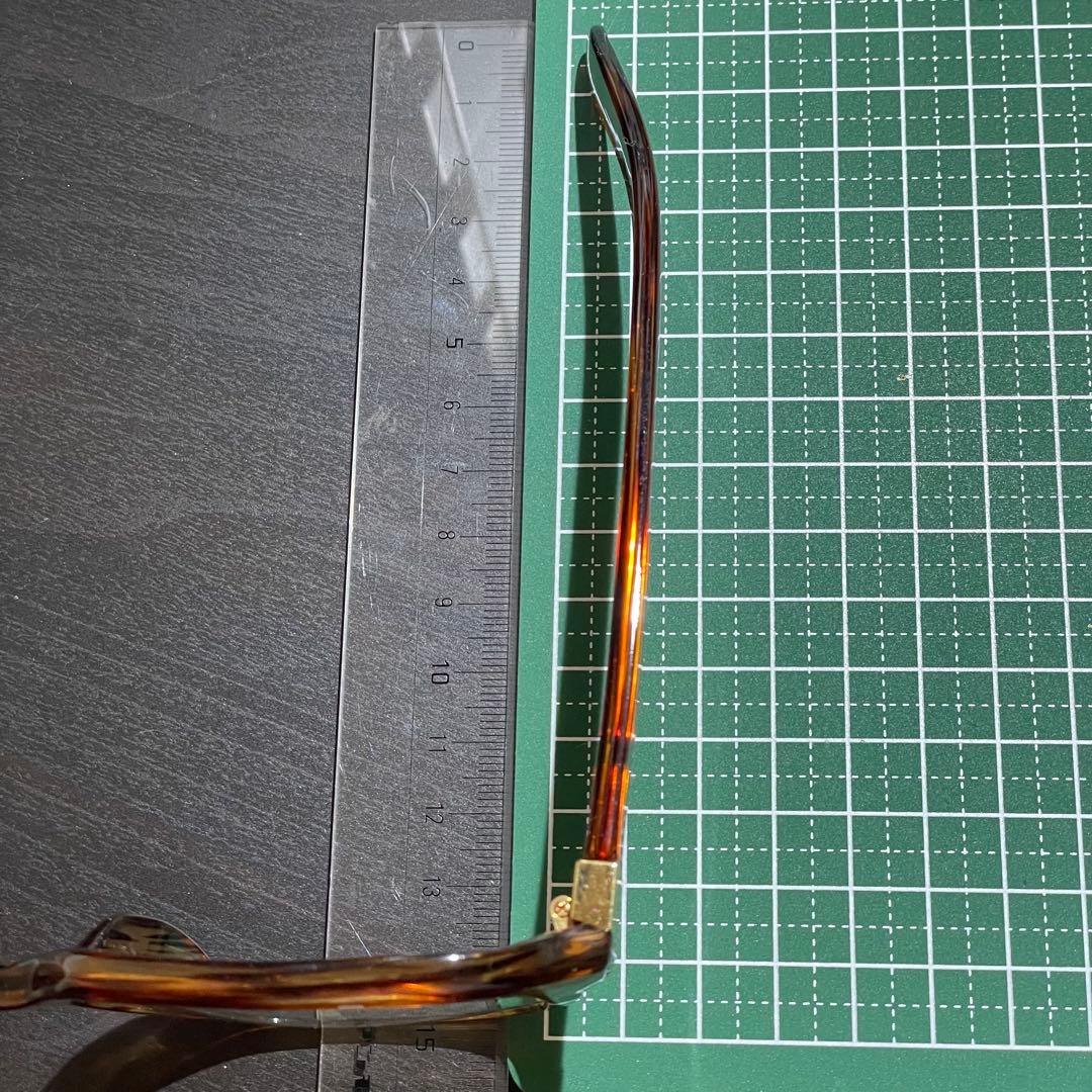 べっ甲　メガネ　k18 750 蝶番　ヒンジ　上トロバラ甲