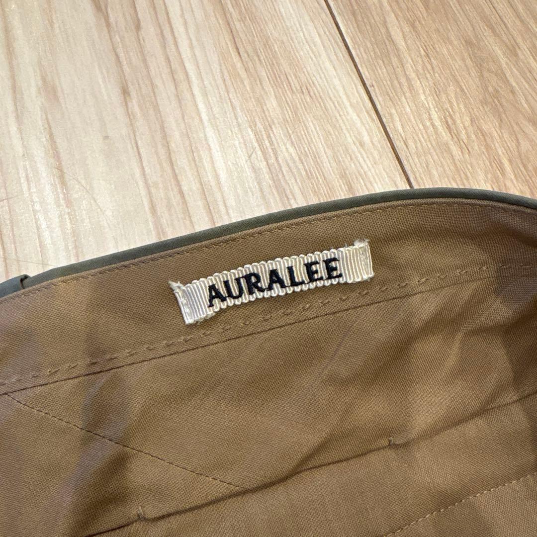 AURALEE オーラリー　スラックス　カーキ　メンズ　サイズ4