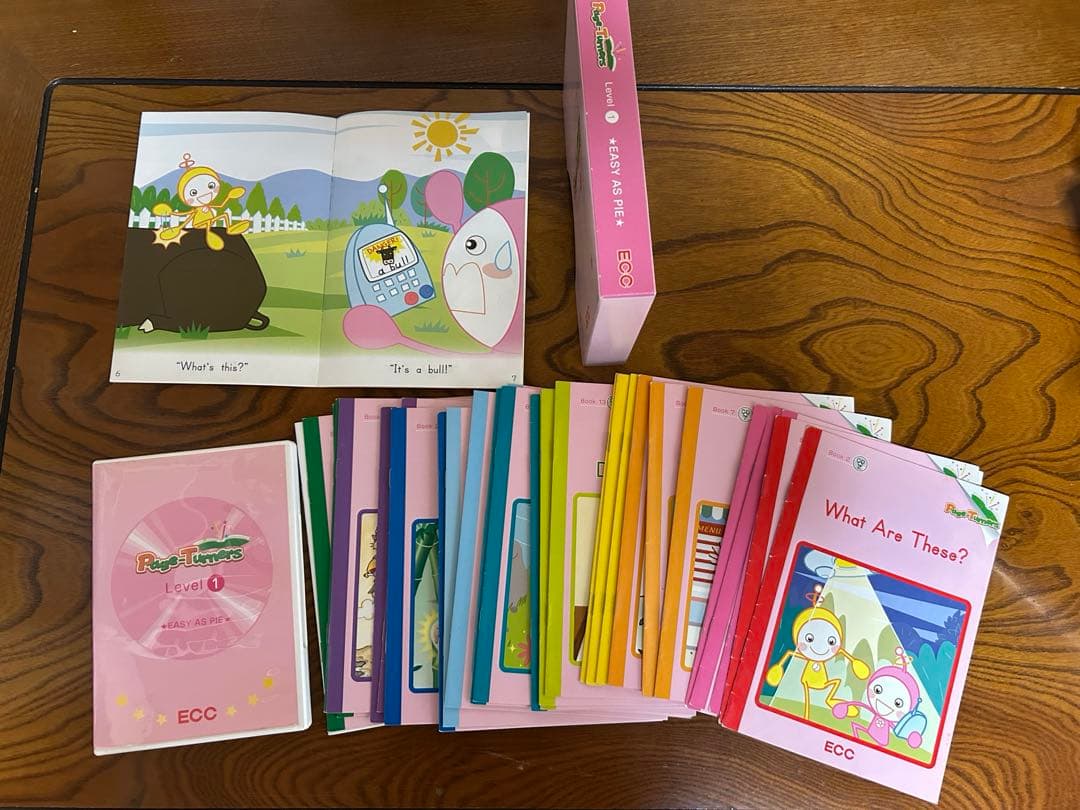 ECCジュニア PT PB PF PE PI PA教材フルセット6年分 英語教材