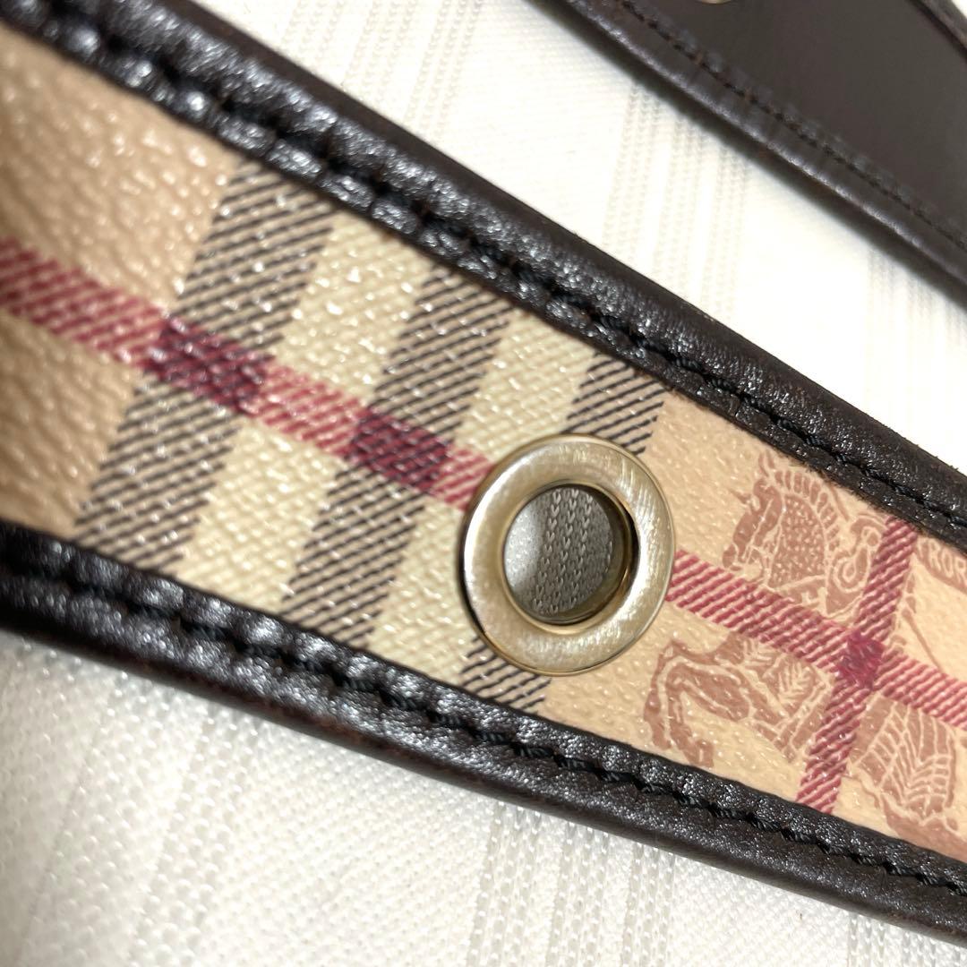 バーバリー BURBERRY ノバチェック シャドーホース ベルト イタリア製
