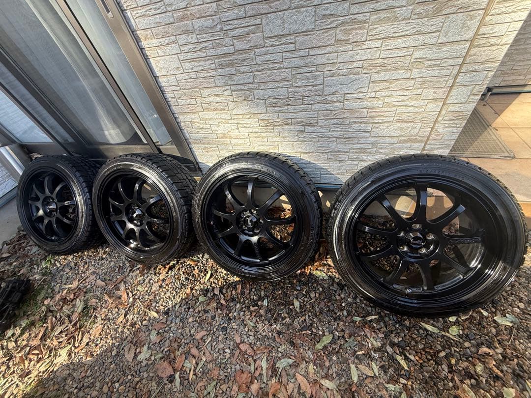 DUNLOP 215/45R17 タイヤ・ホイールセット 4本