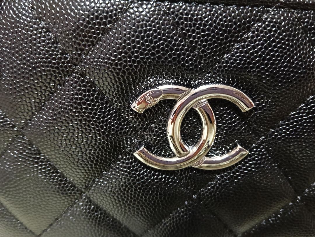 CHANEL　 ノベルティ ブラック キルティング バッグ