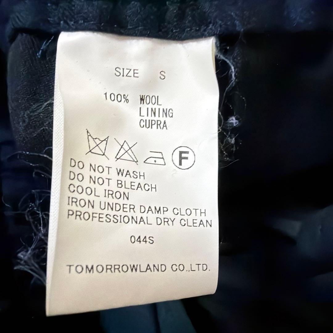 トゥモローランド　セットアップ　ビジネススーツ　ネイビー　紺　上下　メンズ