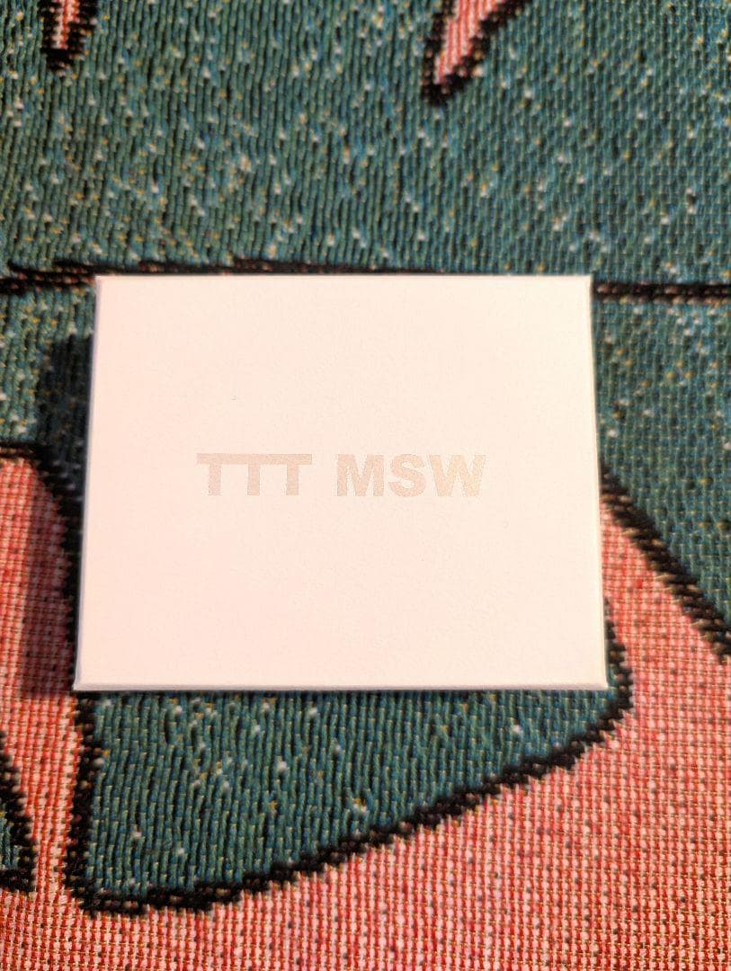 TTT msw 新品 ピアス silver 925 シルバー 日本製 ティー