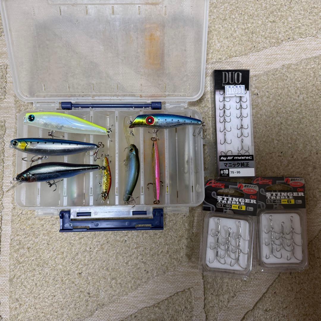 シーバス、タチウオ等ルアーセット