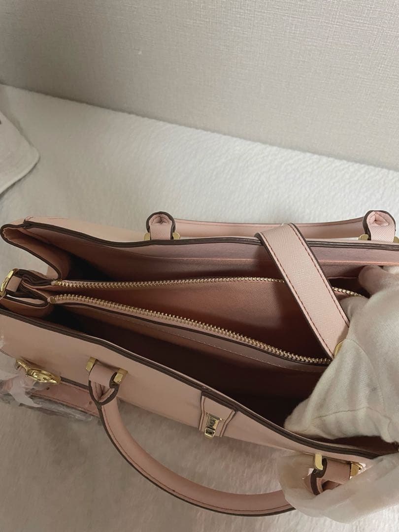 サマンサベカピンク ハンドバッグ 新品未使用ショルダーストラップ付