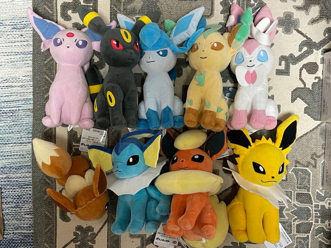 ポケモン　もふぐっとぬいぐるみ　イーブイフレンズ　9種セット ブイズ