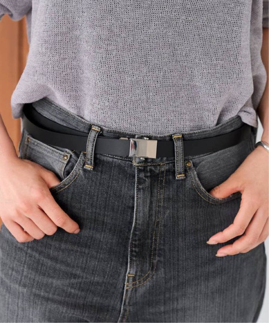 FRAMeWORK LEFIJE ガチャベルト 2CM silverバックル