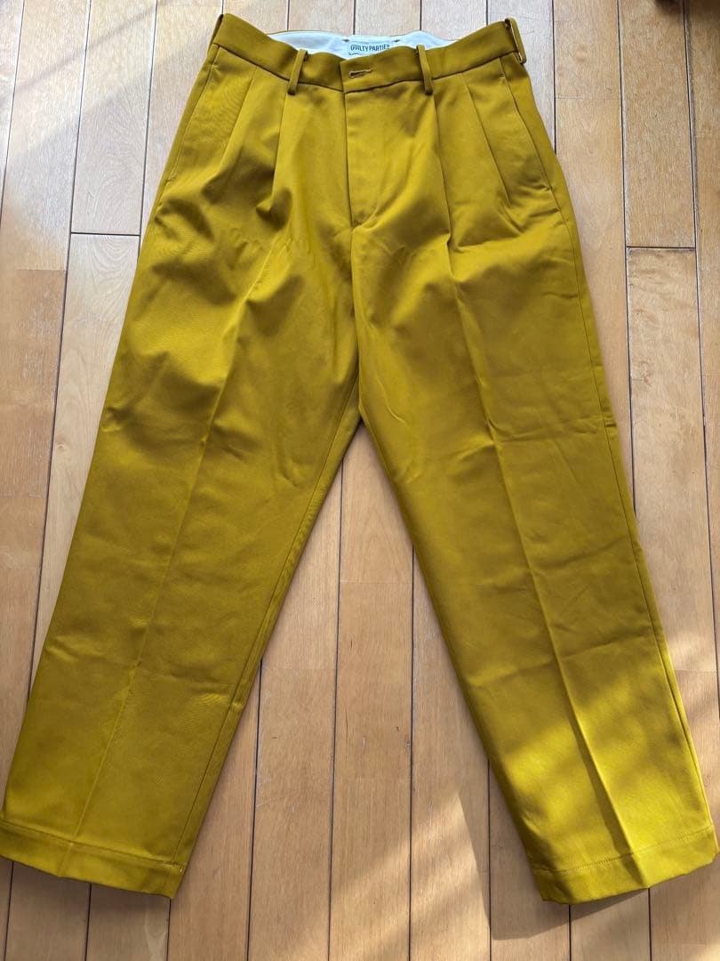 パンツ wackomaria double pleated chino trousers