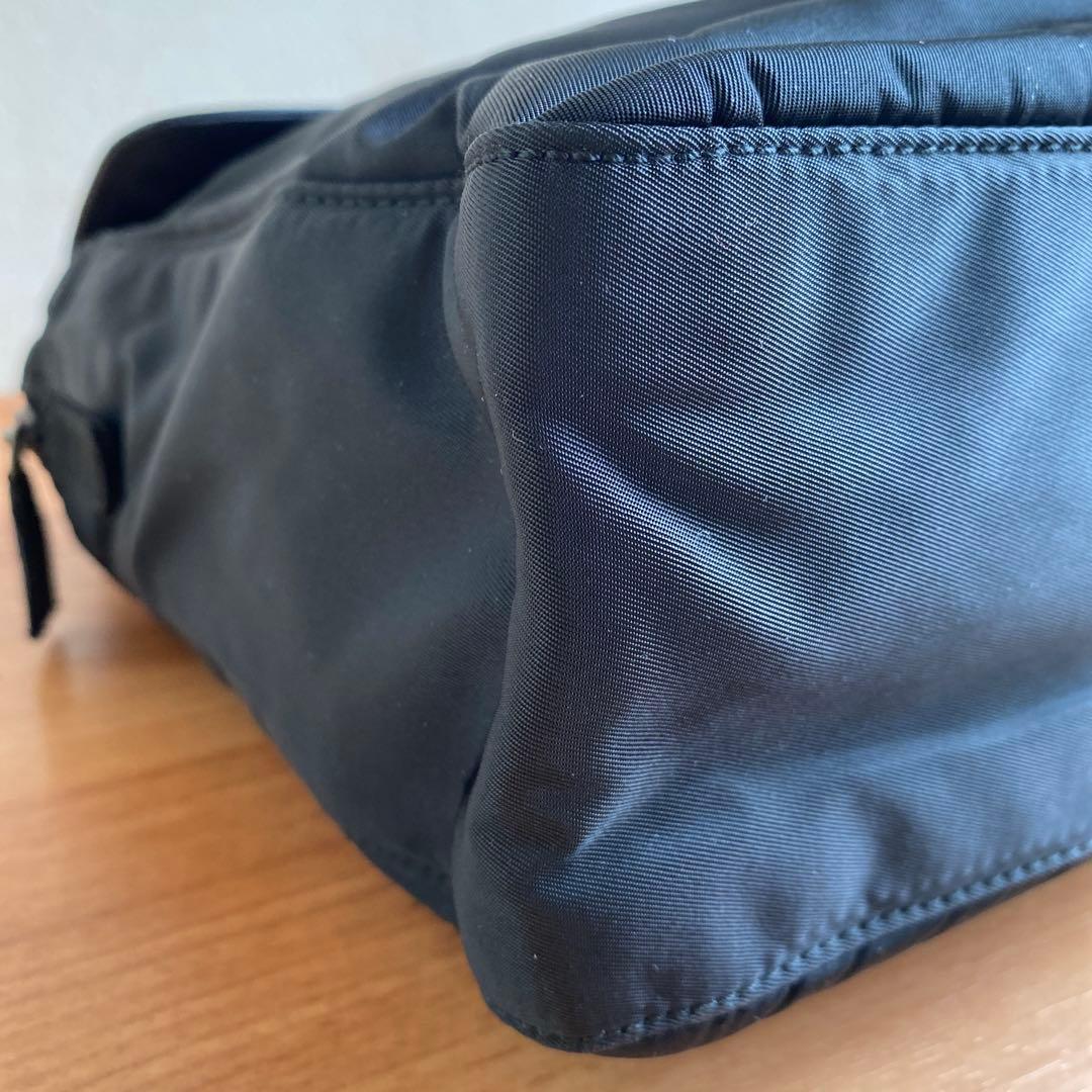 プラダ PRADA ナイロン ハンドバッグ レザーハンドル