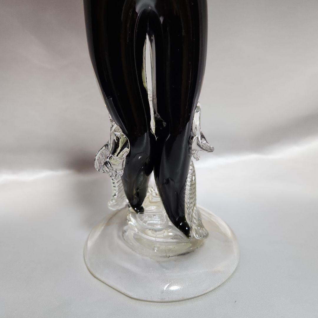 ま*ん様 ベネチアンガラス ペアドール ムラーノガラス ダンス イタリア 金彩