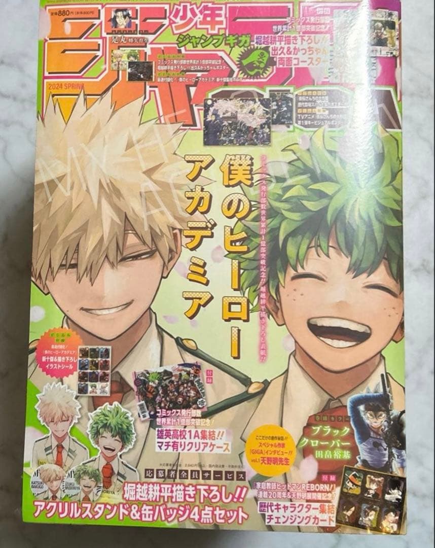 2024 Spring ジャンプGIGA ヒロアカ 未開封