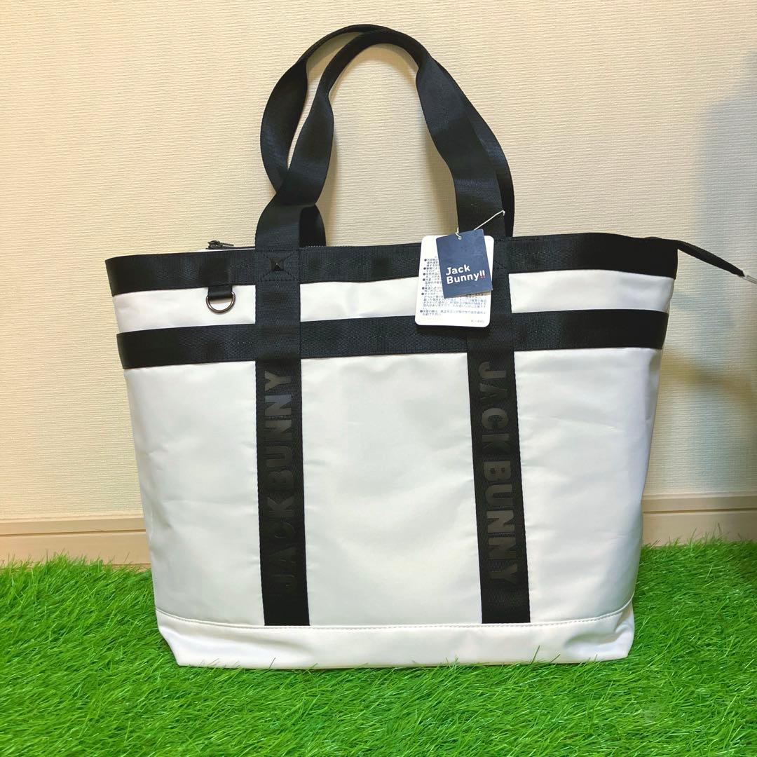 タグ付き【新品】Jack Bunny! ジャックバニー　トートバッグ ホワイト白
