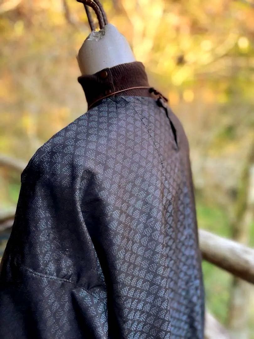 正絹　大島紬　ワンピース