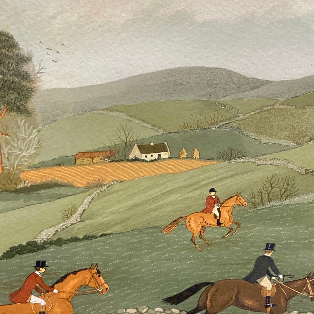 限定版 200ヴィンセント ハデルシー リトグラフ ハンティングインアイルランド
