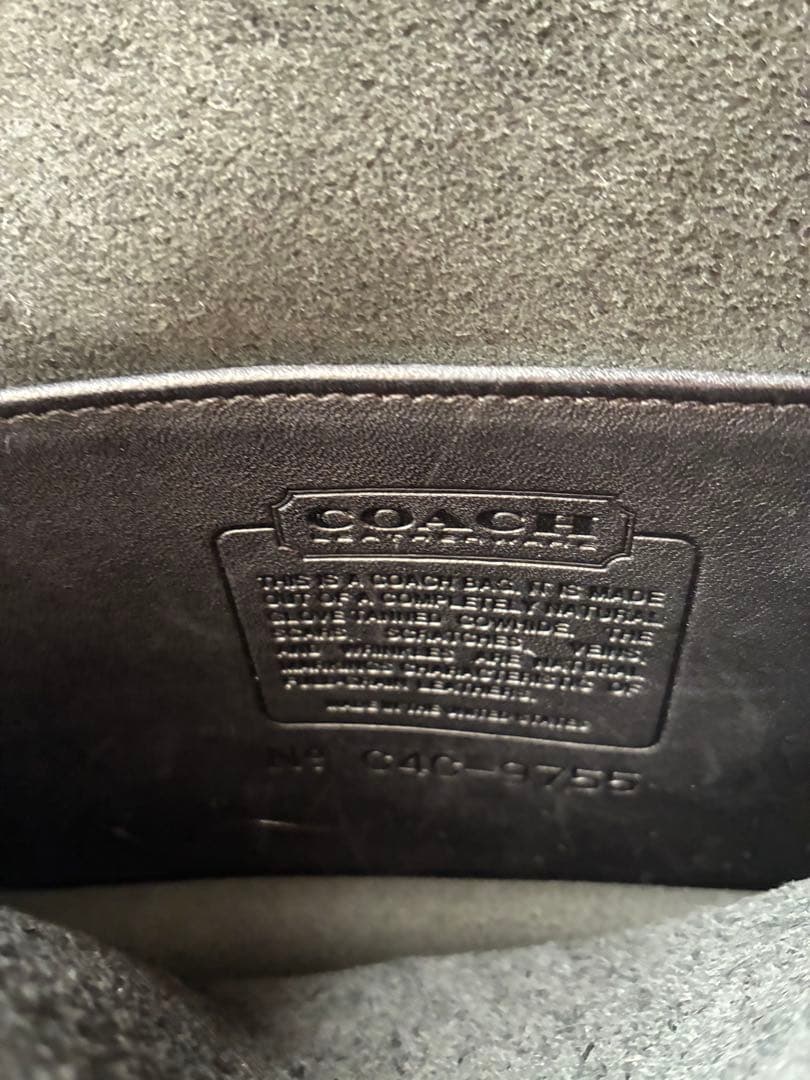 COACH オールドコーチ ショルダーバッグ 黒 ターンロック レア　USA製