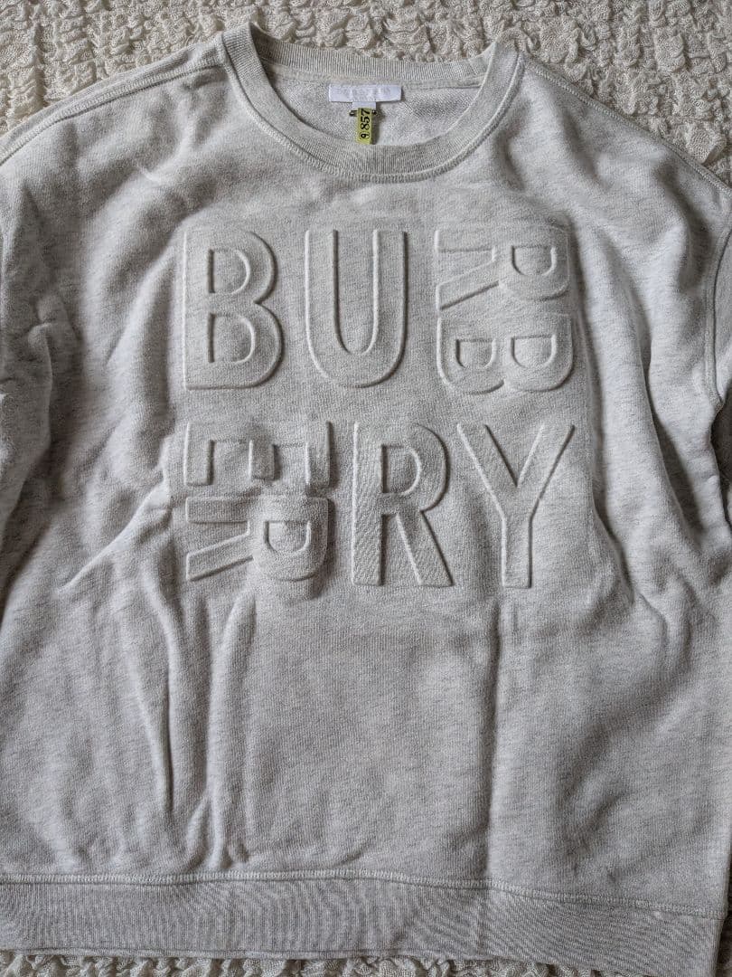 Burberry バーバリー●子供用トレーナー グレー 14Y 164cm●美品