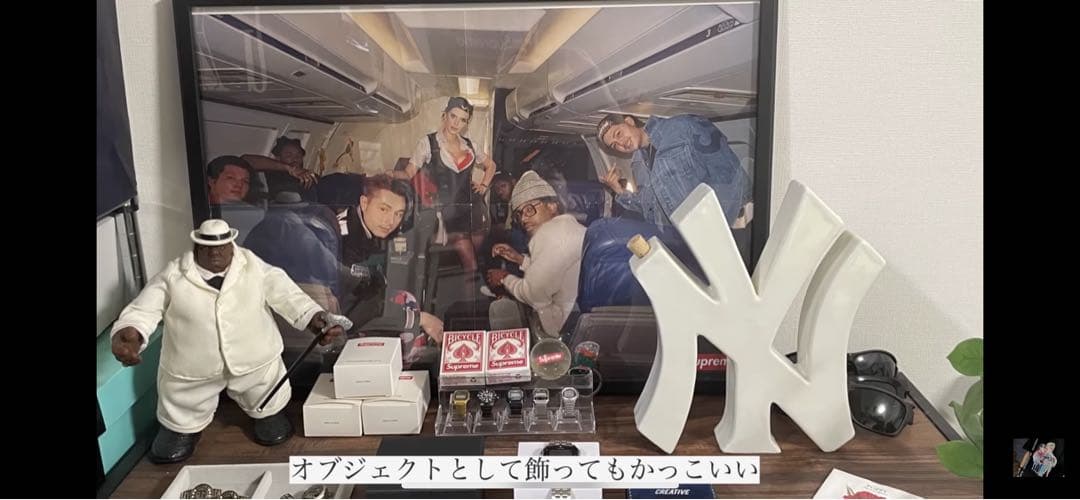 NEW YORK ヤンキース　お香立て　ネイビー