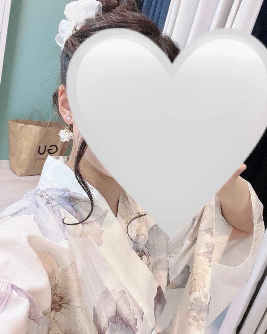 JEWELS ソフトモダンシアーフラワー浴衣