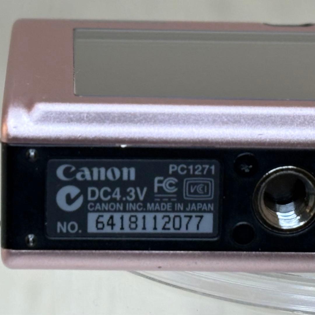 Canon カメラ　IXY 20IS PC1271 ピンク コンデジ　動作品