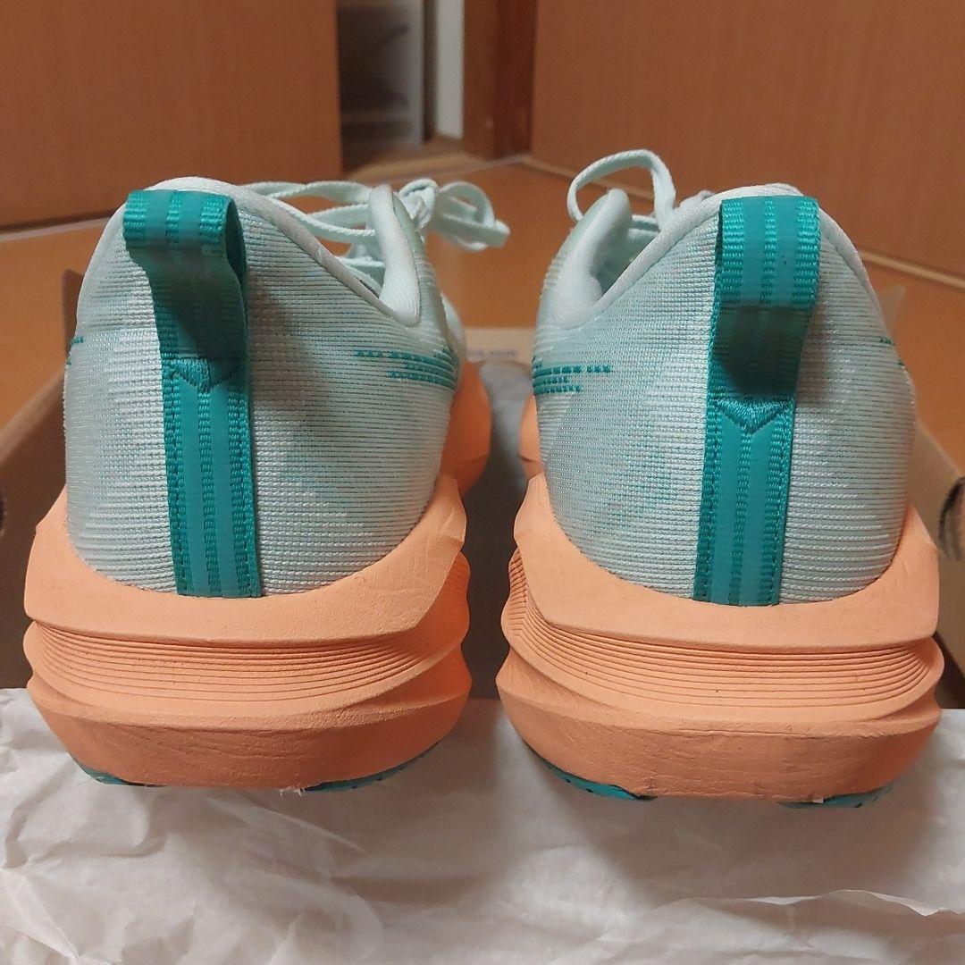 ノヴァブラスト5 ASICS ランニングシューズ アクア/オレンジ/26.5