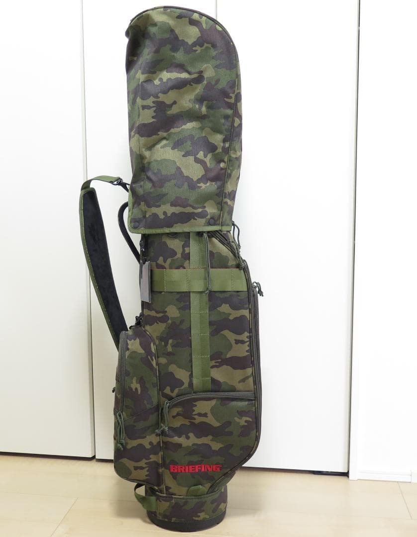 ブリーフィングゴルフBRIEFING GOLFキャディバッグCR-8グリーンカモ
