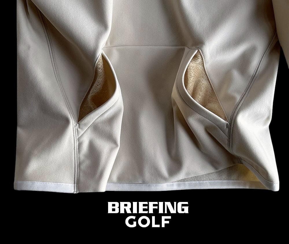最終値下げ！新品タグ付 ブリーフィングゴルフ新作 現行 フロッキーロゴパーカー
