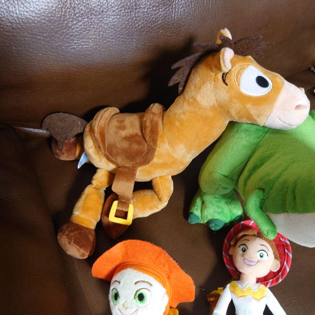 トイ・ストーリー ぬいぐるみセット　ブルズアイ　ジェシー　レックス　4点セット