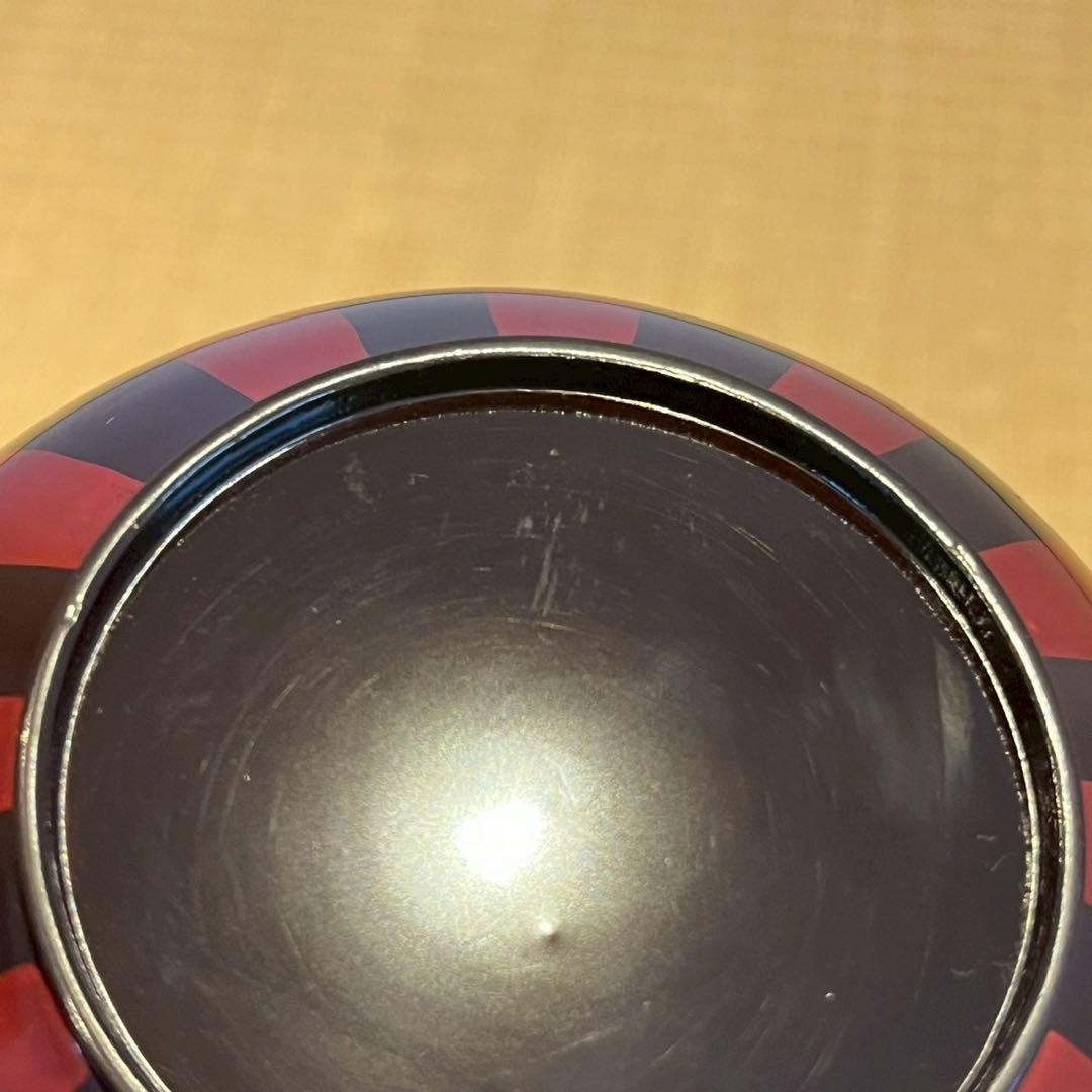 塗師 津田哲司 (哲斎) 縞模様 信玄弁当箱 3客