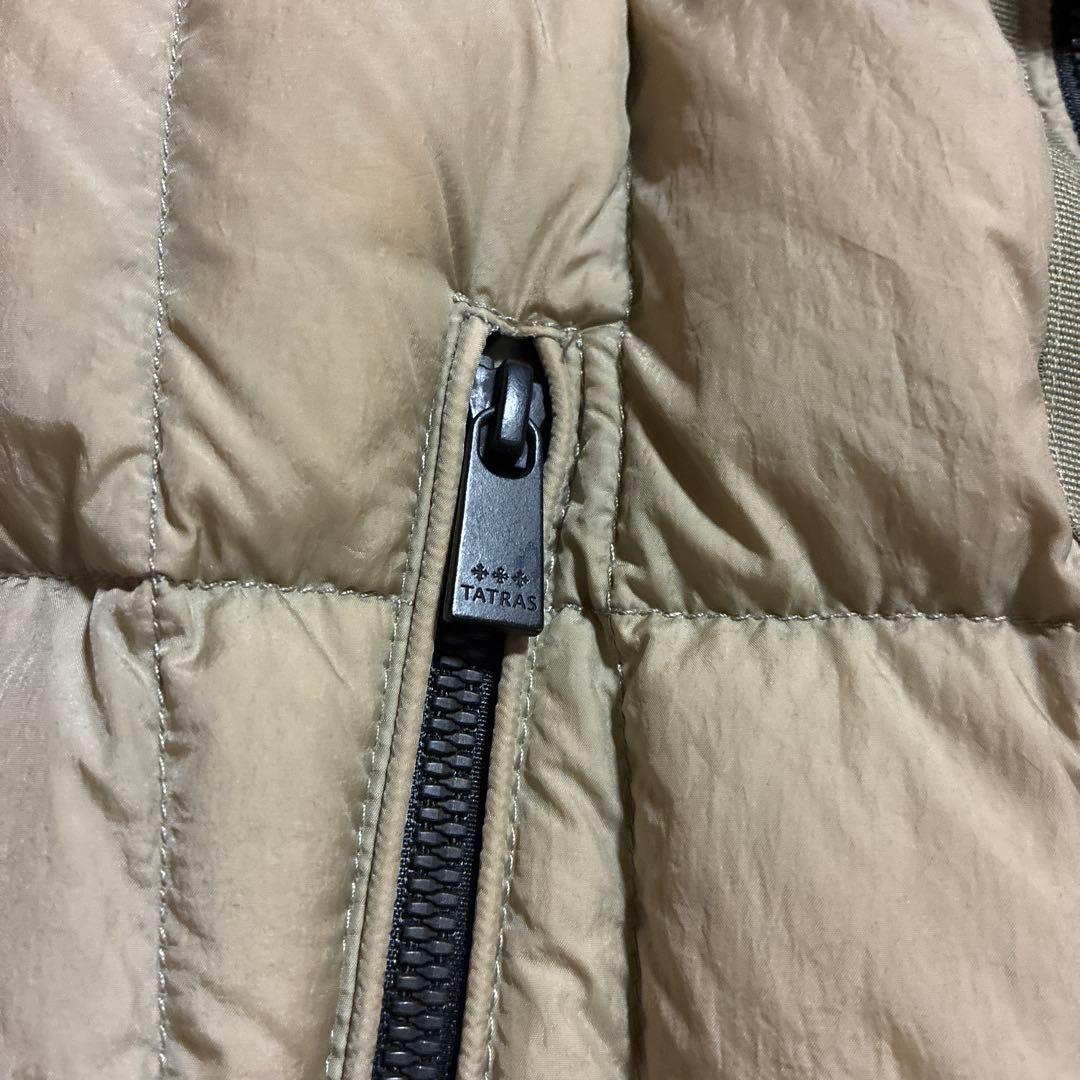 よ*ん様 ベージュ グースダウン キルティングジャケット