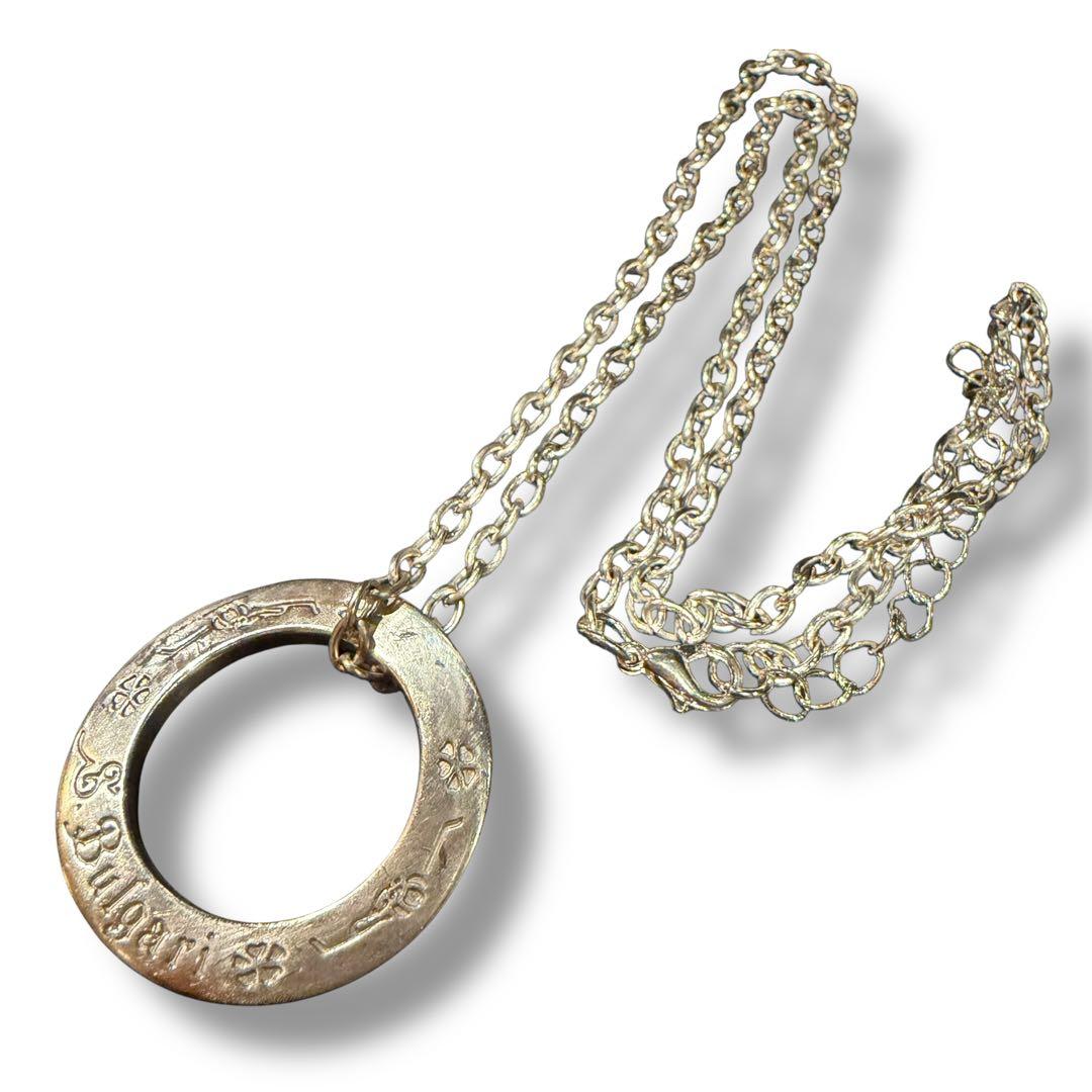 BVLGARI ブルガリ　ネックレス セーブザチルドレン シルバー925 トップ