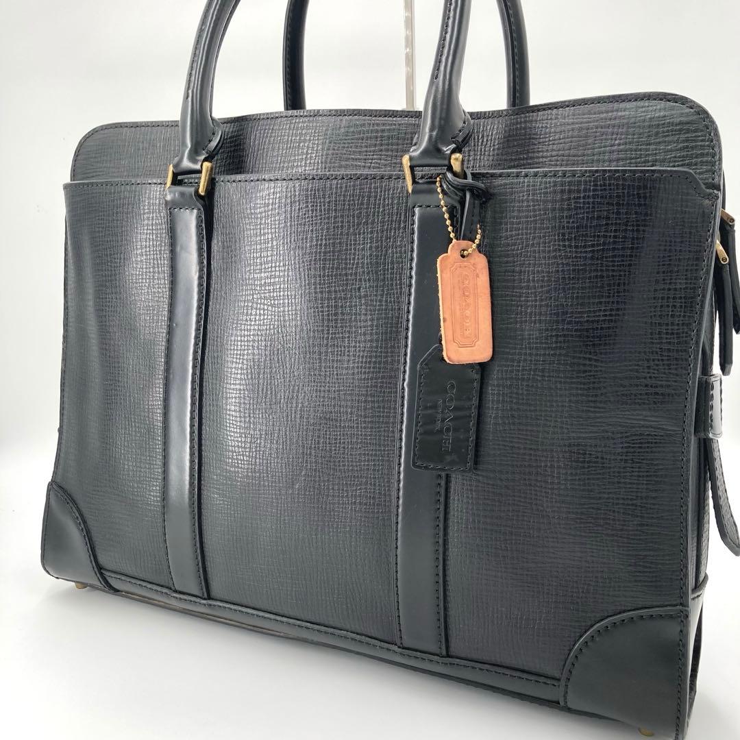 美品✨COACH コーチ クロスビー ビジネスバッグ レザー A4可 ブリーフ