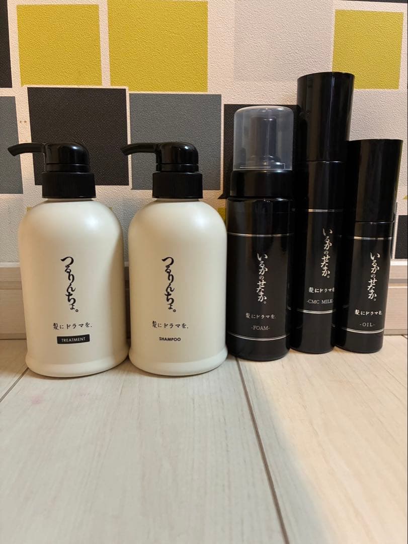 つるりんちょシャンプー トリートメント いるかのせなかフォーム ミルク オイル
