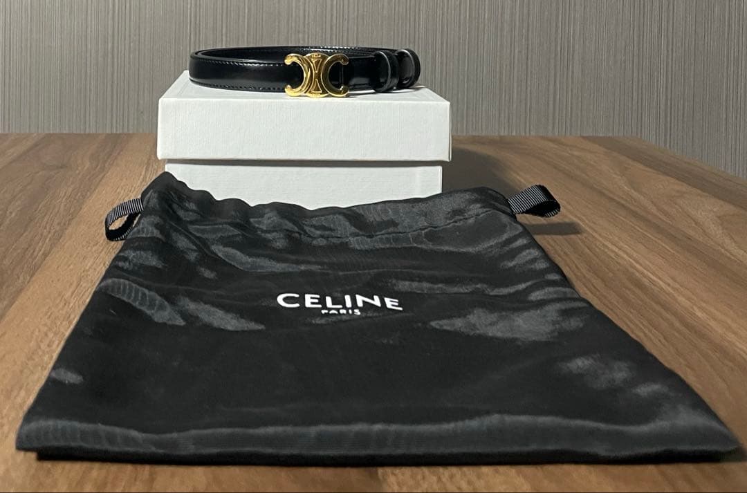 セリーヌ celine トリオンフ ベルト 70センチ レディース