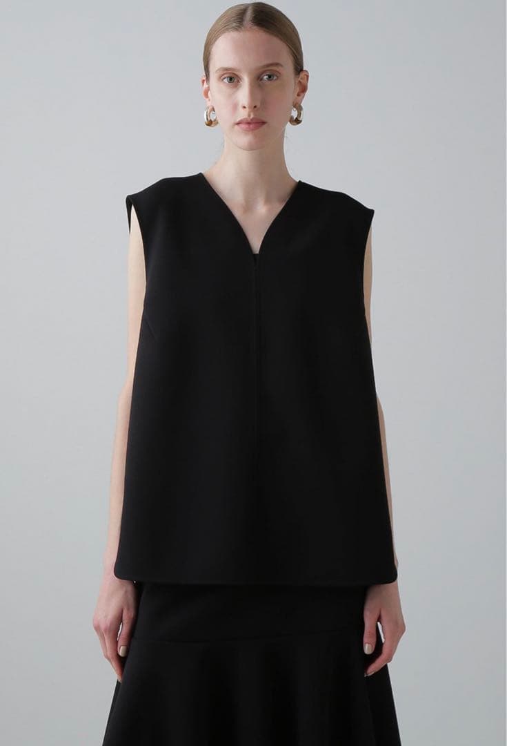 アドーア　ボンディングジャージーカットソー　ベスト　秋冬