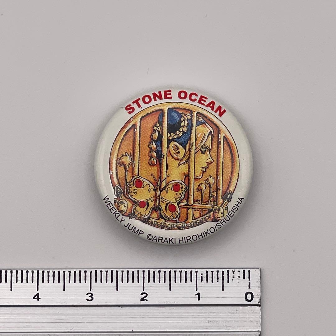 【希少・当時物】ジョジョ 第6部 ストーンオーシャン 懸賞 缶バッジ 徐倫