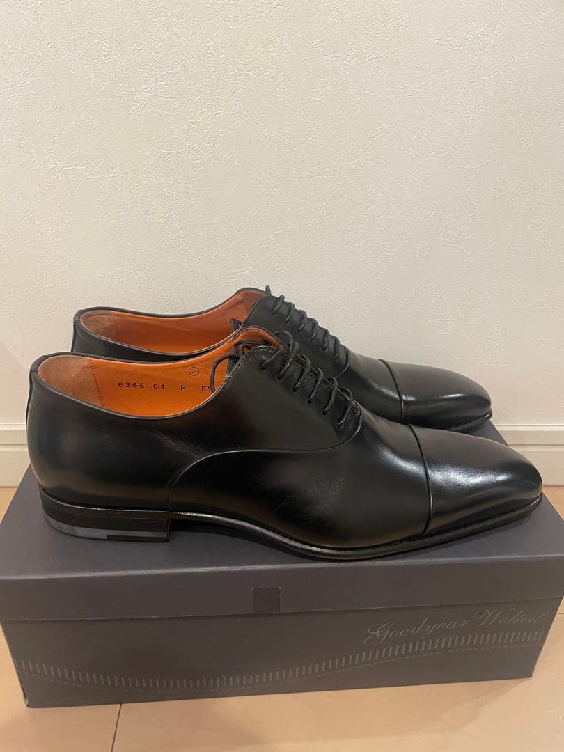 新品未使用 Santoni サントーニ ストレートチップ　ビジネスシューズ