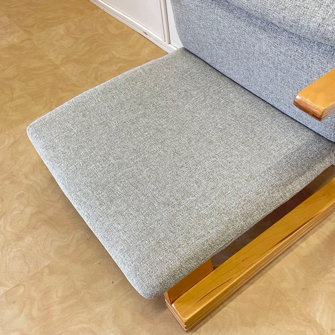 楽座椅子NEW クッション付 新日本木工 座椅子 チェア イス あぐら 通販生活