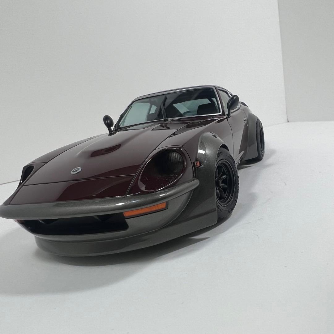 S30 アオシマ　プラモデル　フェアレディ　完成品