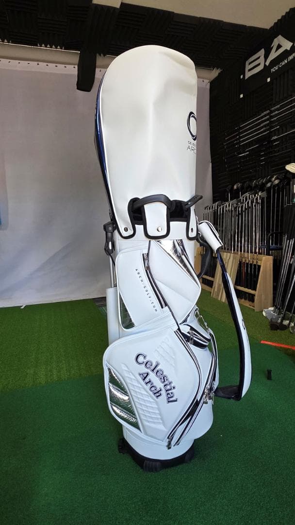 Arch スタンド型キャディバッグ ホワイト