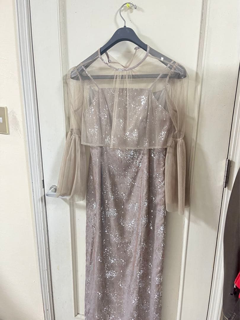 Leja ベージュ パーティードレス