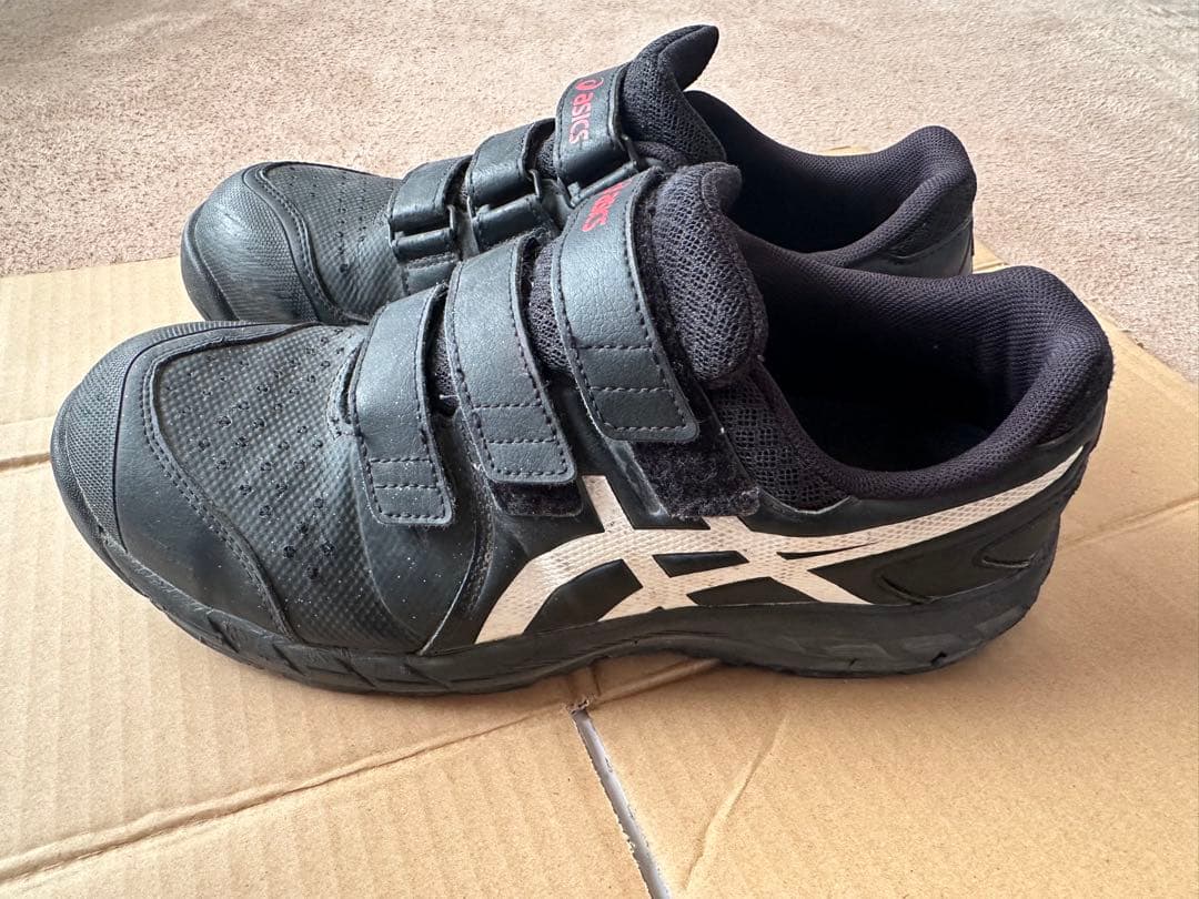 asics 安全靴 アシックス CP112 ブラック×ホワイト　26ｃｍ