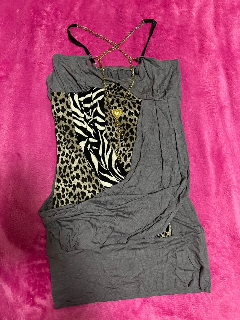 d.i.a. レオパード ゼブラ柄 キャミソール