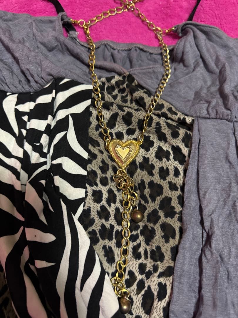 d.i.a. レオパード ゼブラ柄 キャミソール